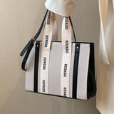 Canvas Women's Shoulder Bag Flap Handbag