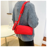 Canvas Women's Shoulder Bag Crossbody Bag Pillow Handbag