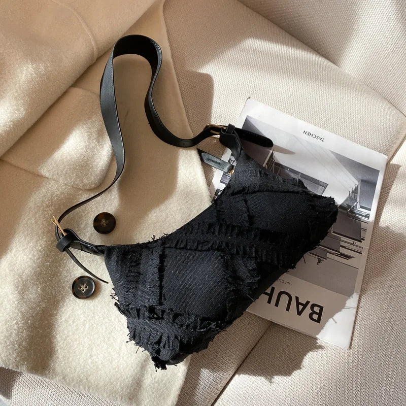 Canvas Women's Small Shoulder Bag Handbag Crossbody Bag