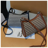 Canvas Women's Shoulder Bag Handbag Small Square Crossbody Bag