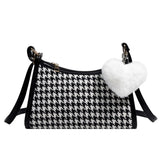 Canvas Women's Shoulder Bag Handbag Small Square Crossbody Bag