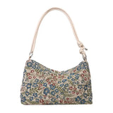 Canvas Floral Print Crossbody Bag Handbag