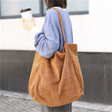 Casual Large Capacity Shoulder Bag Retro Literary Handbag for Women