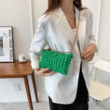 Cotton Women's Shoulder Bag Chain Crossbody Handbag