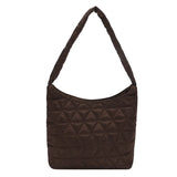 Cotton Crossbody Half Moon Handbag for Women