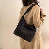 Cotton Crossbody Half Moon Handbag for Women