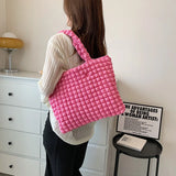 Cotton Women's Shoulder Bag Crossbody Bag Large Flap Handbag
