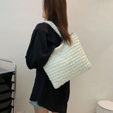 Cotton Women's Shoulder Bag Crossbody Bag Large Flap Handbag