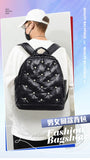 Cotton Women's Backpack Wave Point Shell School Bag