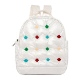 Cotton Women's Backpack Wave Point Shell School Bag