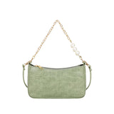 Crocodile Pattern Shoulder Bag Chain Crossbody Handbag