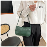Crocodile Pattern Women's Shoulder Bag Crossbody Handbag