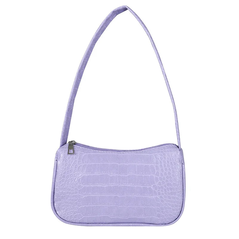 Crocodile Pattern Women's Shoulder Bag Crossbody Handbag