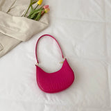 Crocodile Pattern Women's Shoulder Bag Crossbody Bag