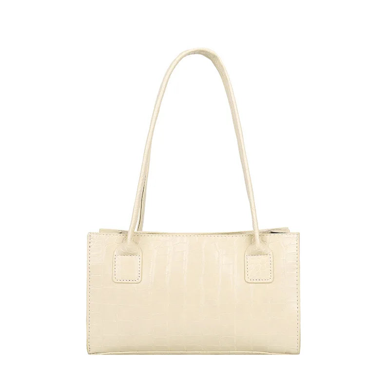 Crocodile Pattern Women's Shoulder Bag Handbag Large Crossbody