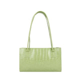 Crocodile Pattern Women's Shoulder Bag Handbag Large Crossbody