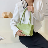 Crocodile Pattern Women's Shoulder Bag Handbag Large Crossbody