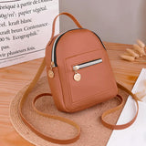 Women Backpack Mini Soft Touch Small Backpack Female Ladies Shoulder Bag