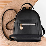 Mini Soft Touch Multi-Function Women Backpack