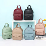 Small Soft PU Leather Mini Backpack Female Ladies Shoulder Bag