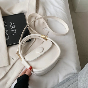Female Candy Crossbody Bag Women Mini PU Leather Shoulder Bag