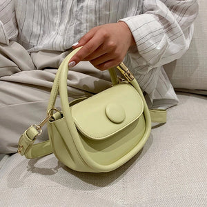 Female Candy Crossbody Bag Women Mini PU Leather Shoulder Bag