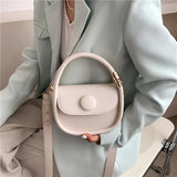 Female Candy Crossbody Bag Women Mini PU Leather Shoulder Bag