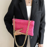 Women's Chain Crossbody Flap Handbag