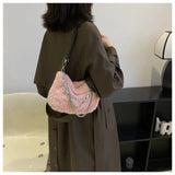 Women's Chain Crossbody Bag Flap Handbag