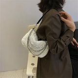 Women's Chain Crossbody Bag Flap Handbag