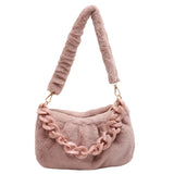 Half Moon Chain Crossbody Bag Women's Handbag
