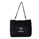 Women's Fur Shoulder Bag Large Handbag
