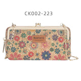 Wood Grain Handbag Women Shoulder Messenger Bag Crossbody Bag