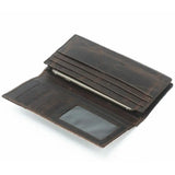 Crocodile Leather Wallet For Men 100% Cowhide Long Purse Boy's