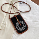 Mini Canvas Mobile Phone Bag Ladies Small Bag All-match Female Bag