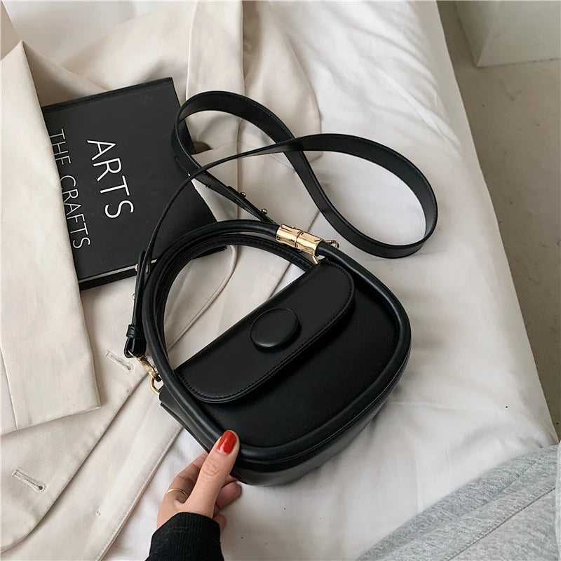 Women's Mini PU Leather Crossbody Bag Shoulder Tote Handbag Purse