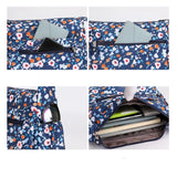 Nylon Flower Pattern Crossbody Bags For Women Shoulder Bag Lady Small Handbags