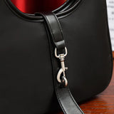 Nylon Shoulder Bag Crossbody Handbag with Lock