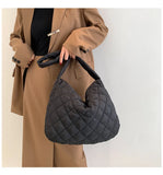 Nylon Women's Shoulder Bag Crossbody Handbag Large Flap