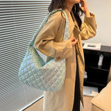 Nylon Women's Shoulder Bag Large Flap Handbag