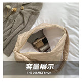 Nylon Women's Shoulder Bag Crossbody Handbag Large Flap