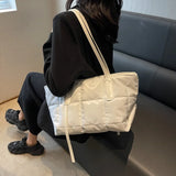 Nylon Women's Shoulder Bag Crossbody Bag Large Flap Handbag