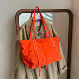 Nylon Women's Shoulder Bag Crossbody Bag Large Flap Handbag