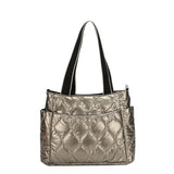 Nylon Women's Shoulder Bag Plaid Quilted Crossbody Handbag