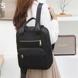 Nylon Women's Backpack School Bag Large Capacity Travel Bag