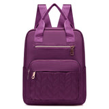 Nylon Women's Backpack School Bag Large Capacity Travel Bag