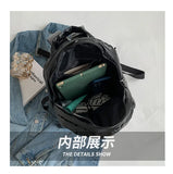 Nylon Women's Backpack School Bag Versatile Travel Bag