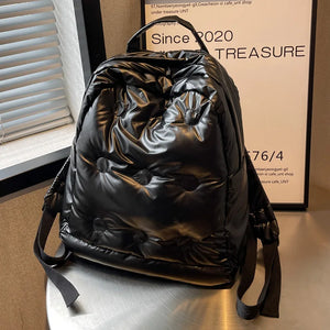 Nylon Women's Backpack School Bag Versatile Travel Bag