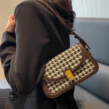 Lock Crossbody Bag Flap Handbag Women's Shoulder Bag