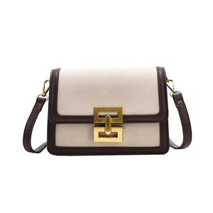 PU Leather Women's Crossbody Bag Retro Messenger Bag